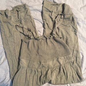 Torrid Green Jumpsuit Size 0